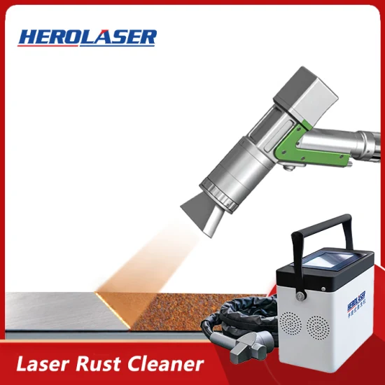 Detergente per vernice per rimozione ruggine, macchina per la pulizia laser portatile portatile Herolaser